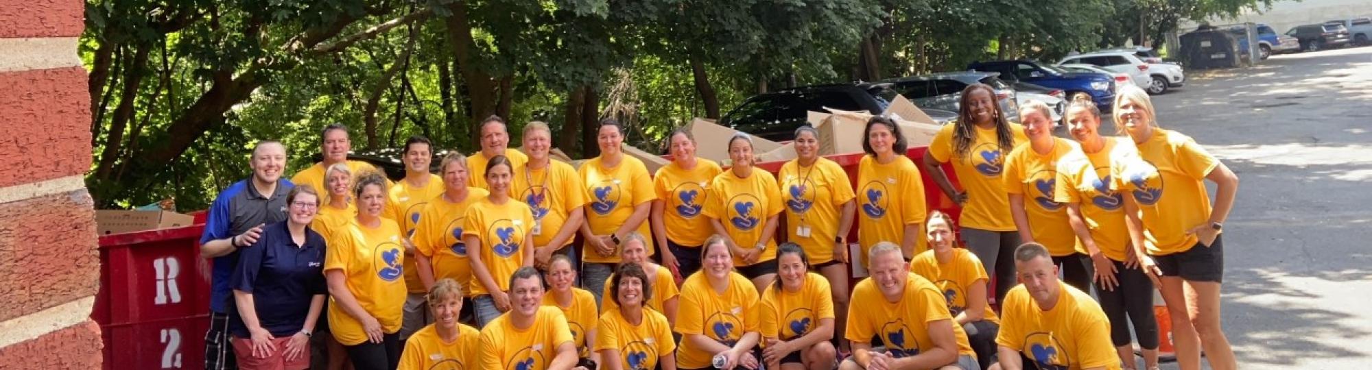 AECSD Team Helps out at the Salvation Army During the 2022 Day of Caring
